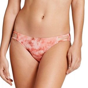 Xhilaration swim pink tie dye bikini bottoms